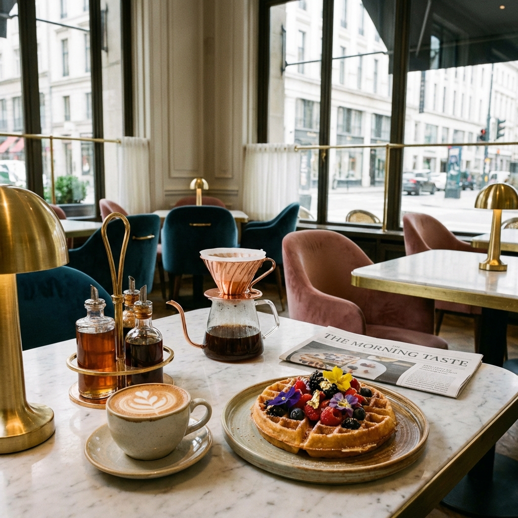 Gourmet Coffee and Waffles at Cafe Emporio